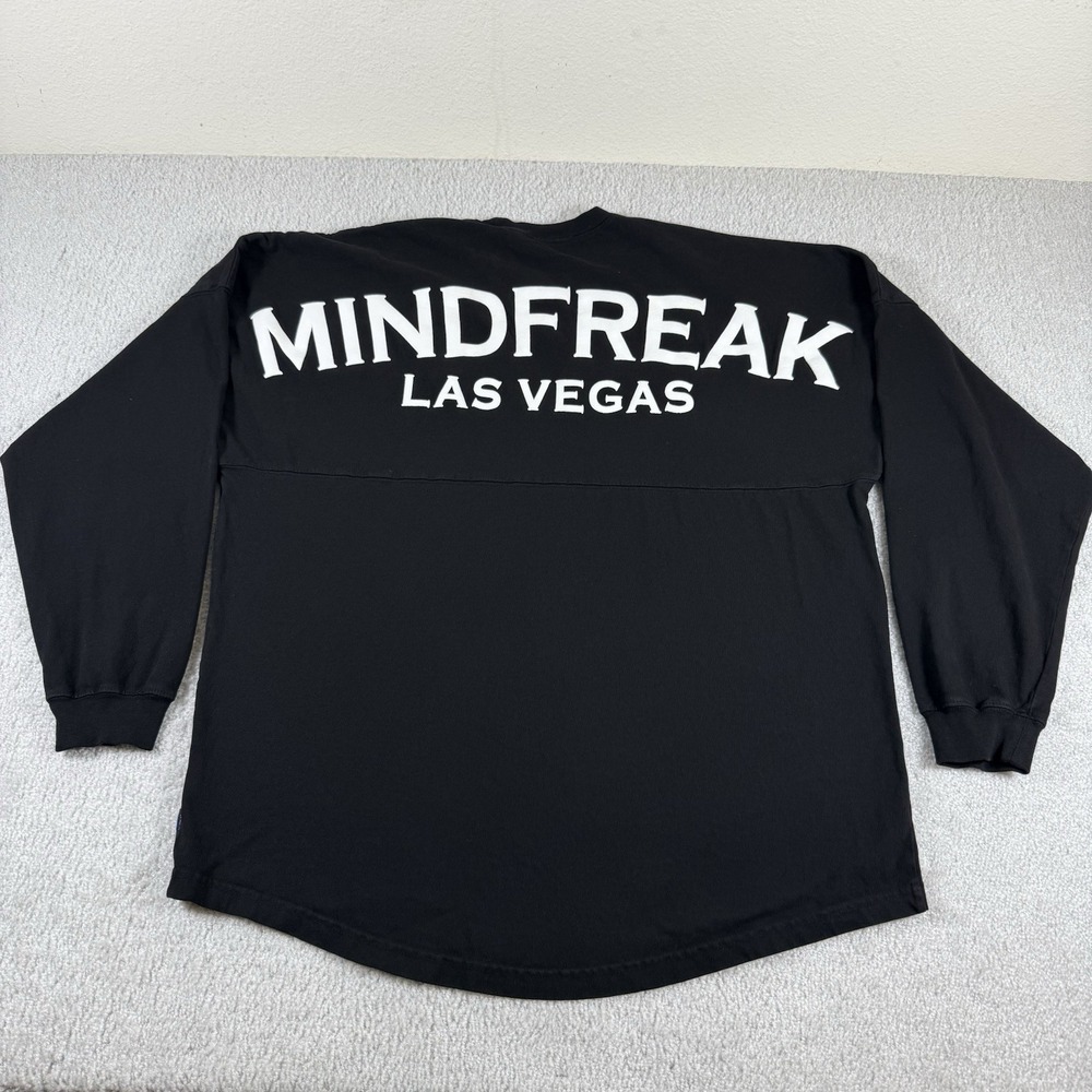 Spirit Black Long Sleeve "Mindfreak Las Vegas" Graphic Tee